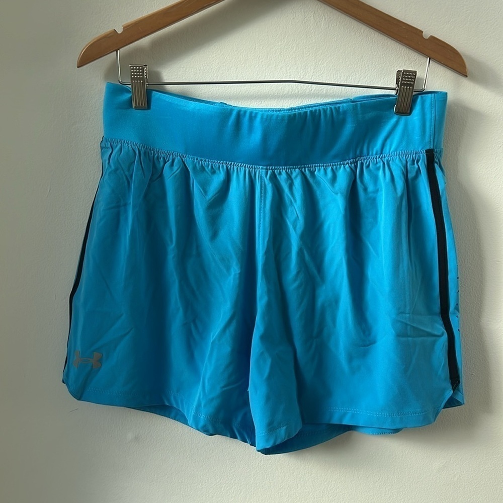 UNDER ARMOUR Men's UA Speedpocket 5'' Shorts size Large Lined - Picture 3 of 12